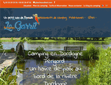 Tablet Screenshot of campingdugarritendordogneperigord.com